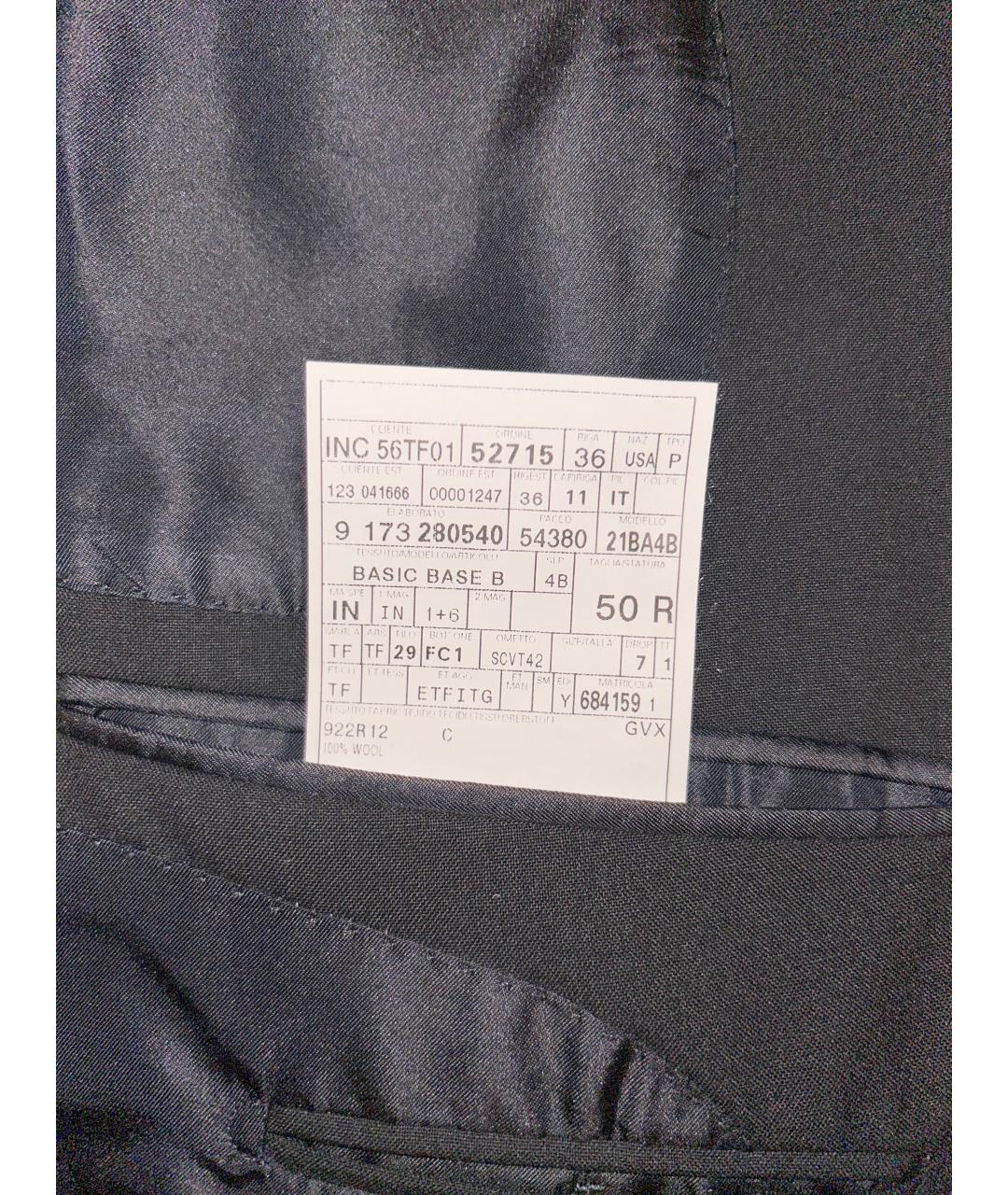 TOM FORD Черный классический костюм, фото 9