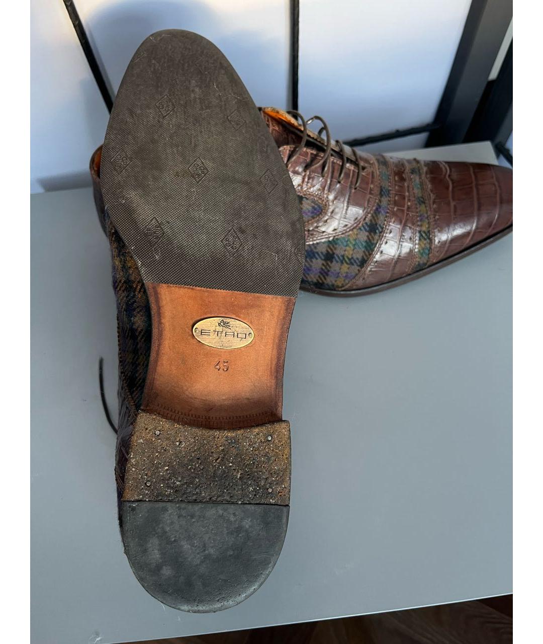 ETRO Мульти низкие ботинки, фото 7