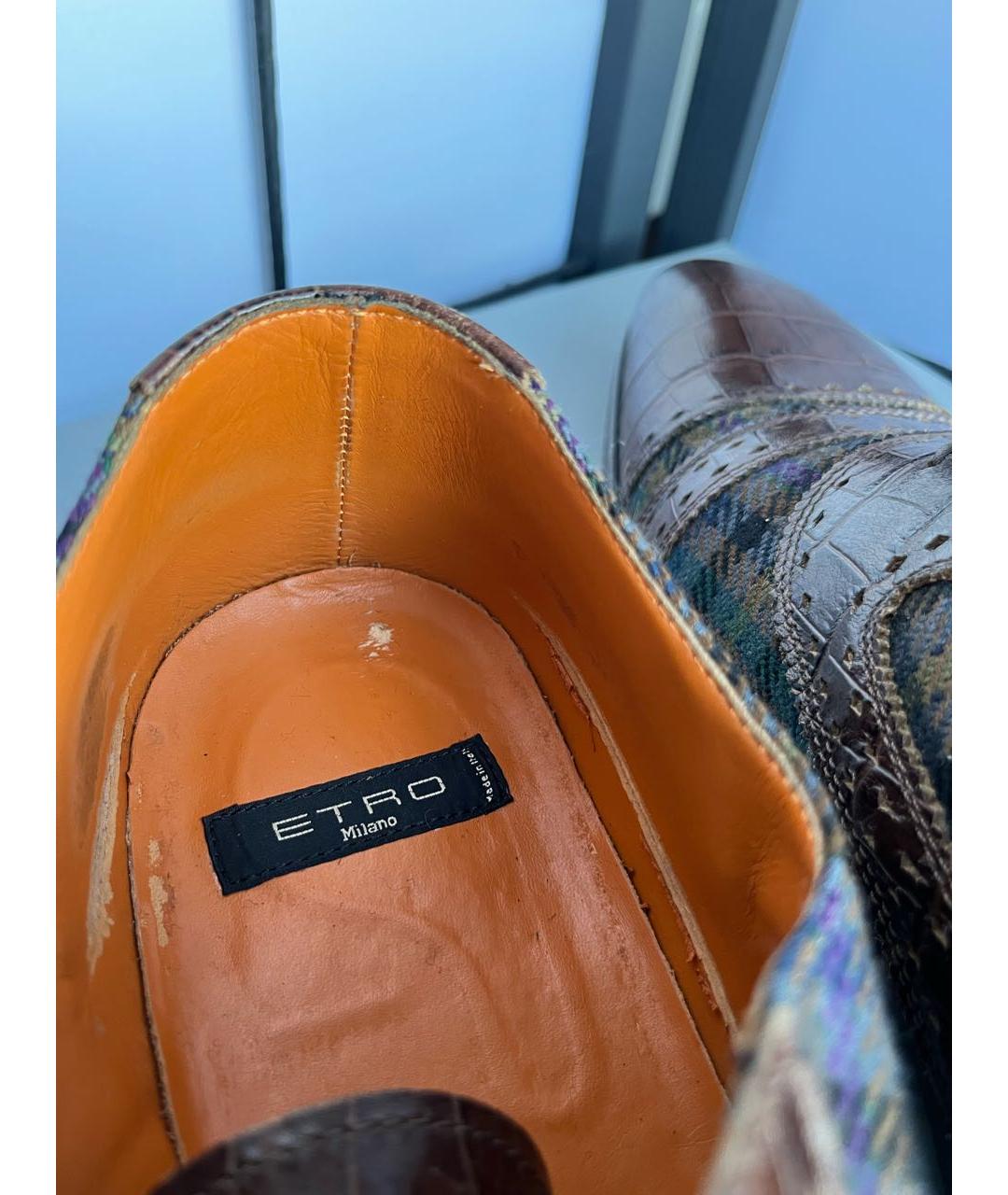 ETRO Мульти низкие ботинки, фото 6