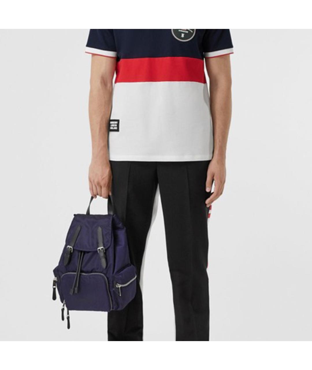 BURBERRY Темно-синий рюкзак, фото 4