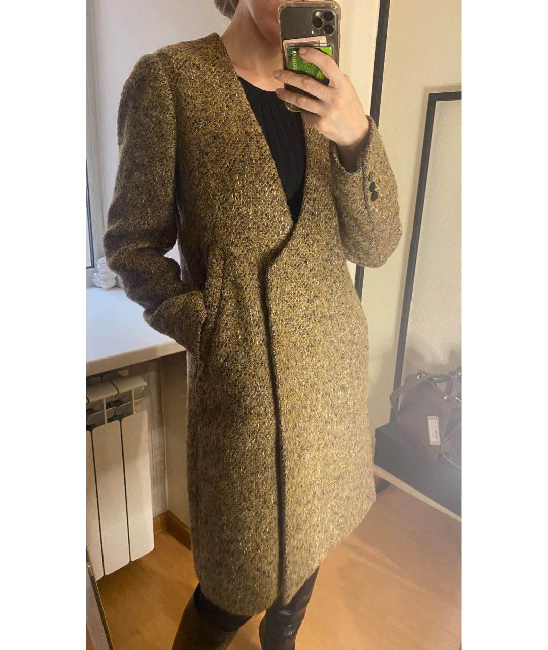 3.1 PHILLIP LIM Коричневое шерстяное пальто, фото 6