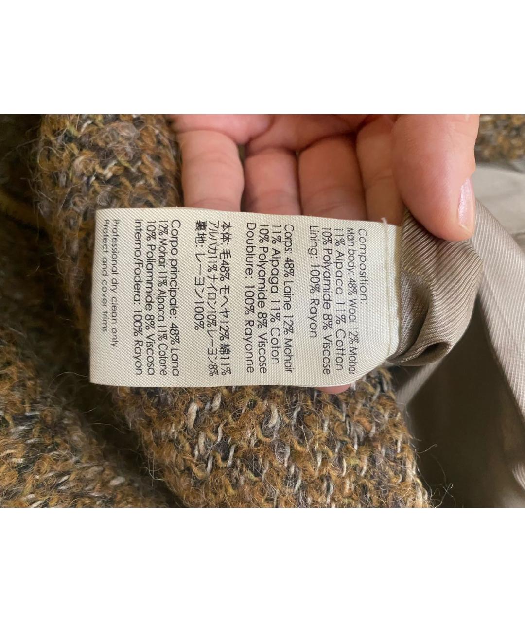 3.1 PHILLIP LIM Коричневое шерстяное пальто, фото 3