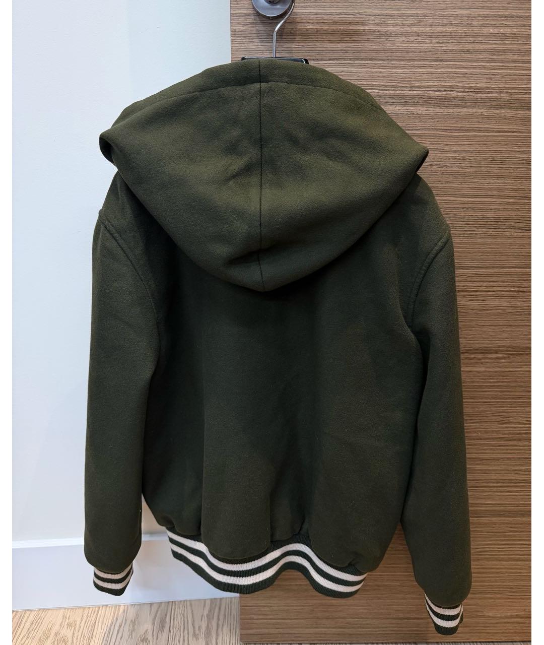 CELINE Хаки кашемировая куртка, фото 2