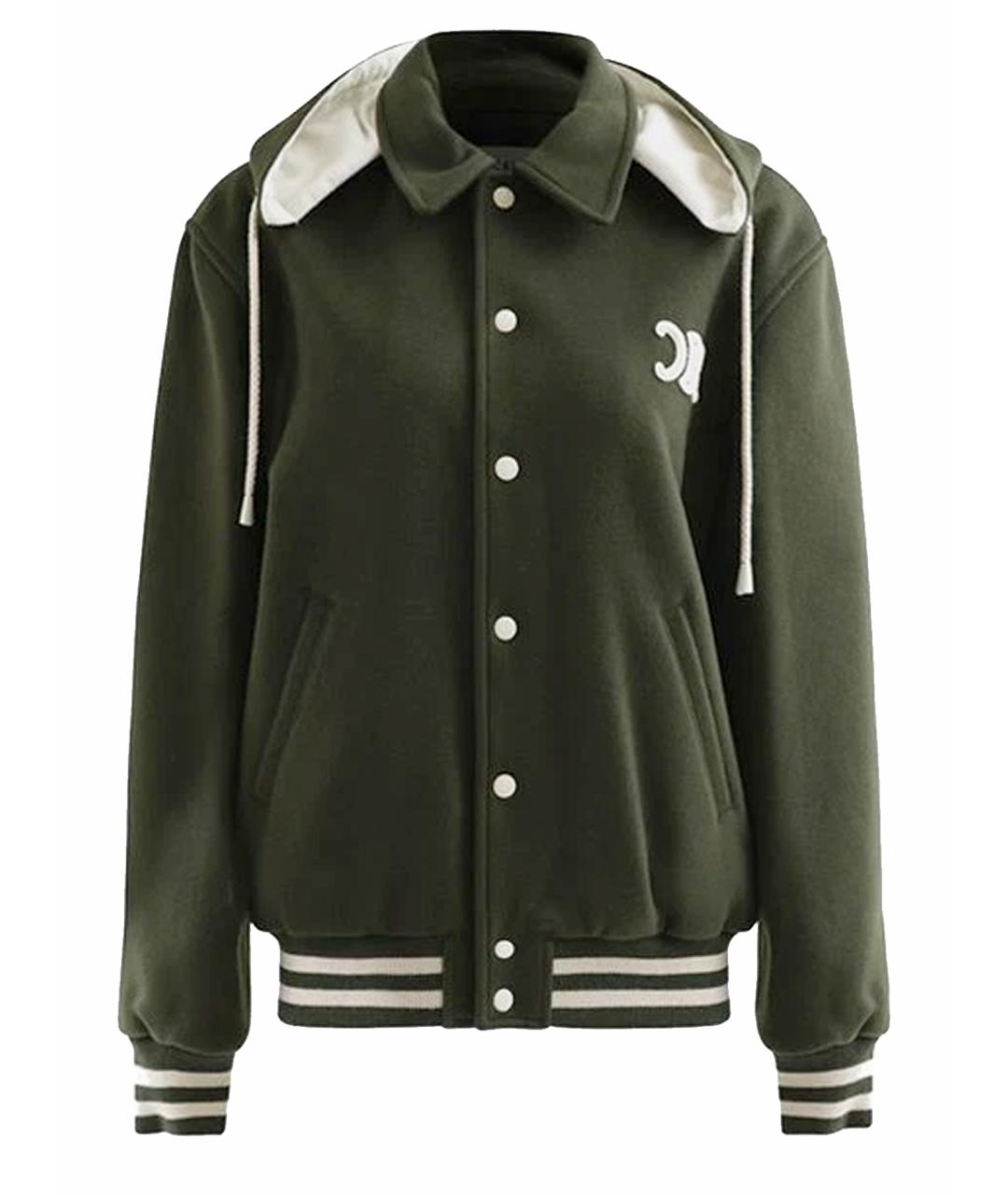 CELINE Хаки кашемировая куртка, фото 1