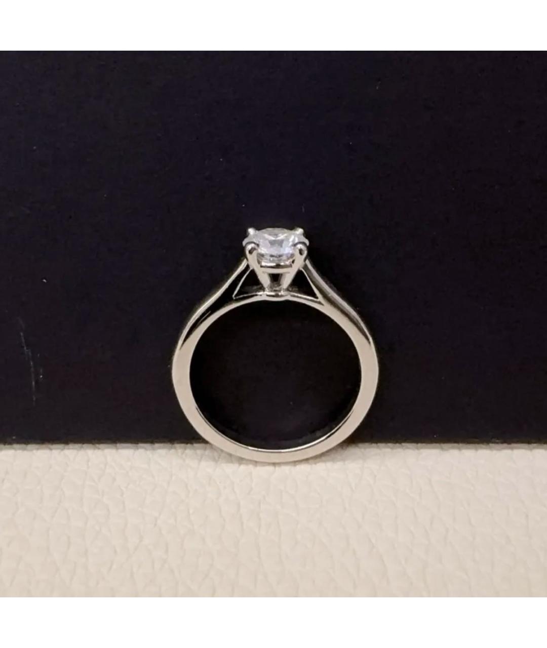 CARTIER Серебряное платиновое кольцо, фото 4