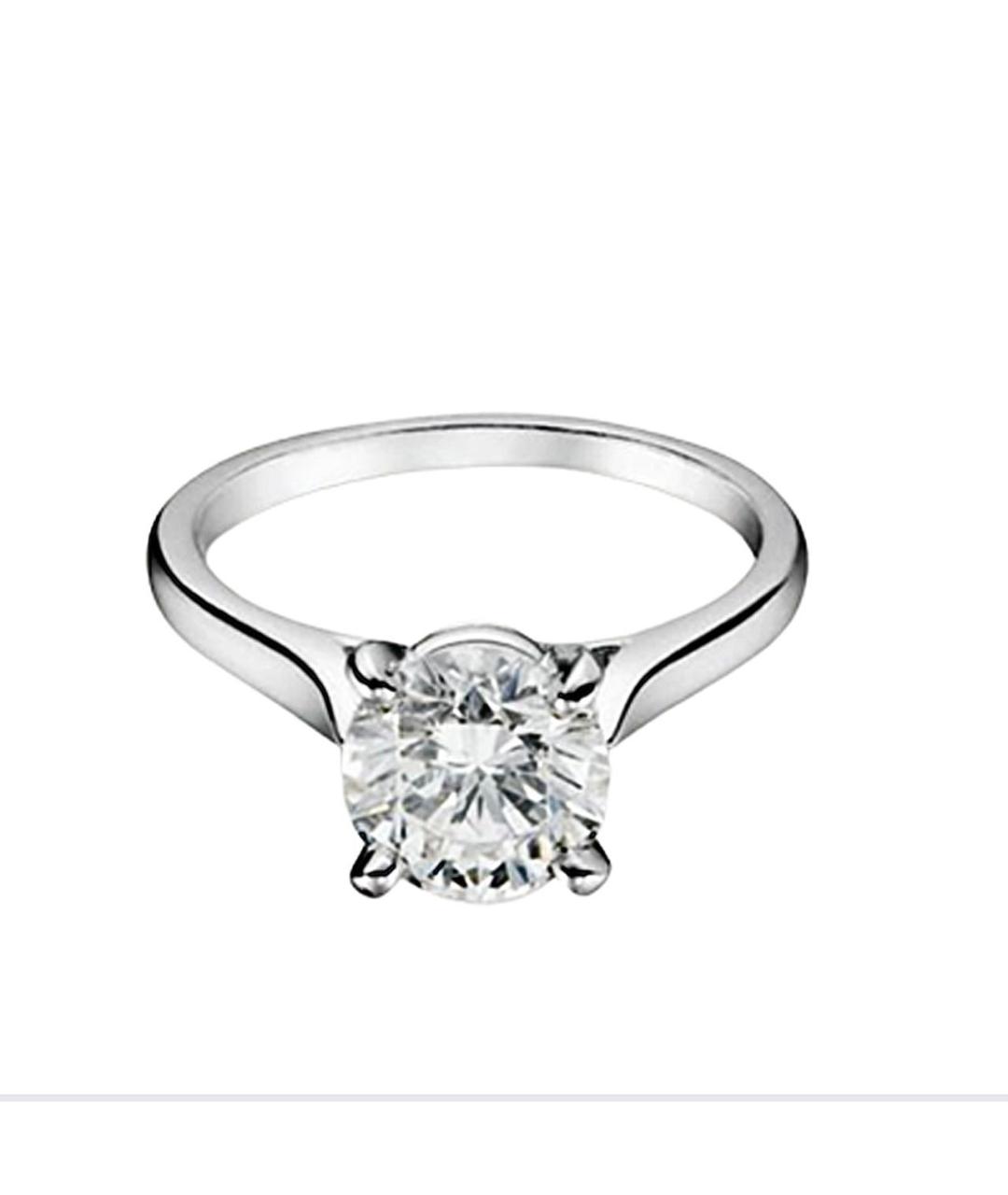 CARTIER Серебряное платиновое кольцо, фото 1