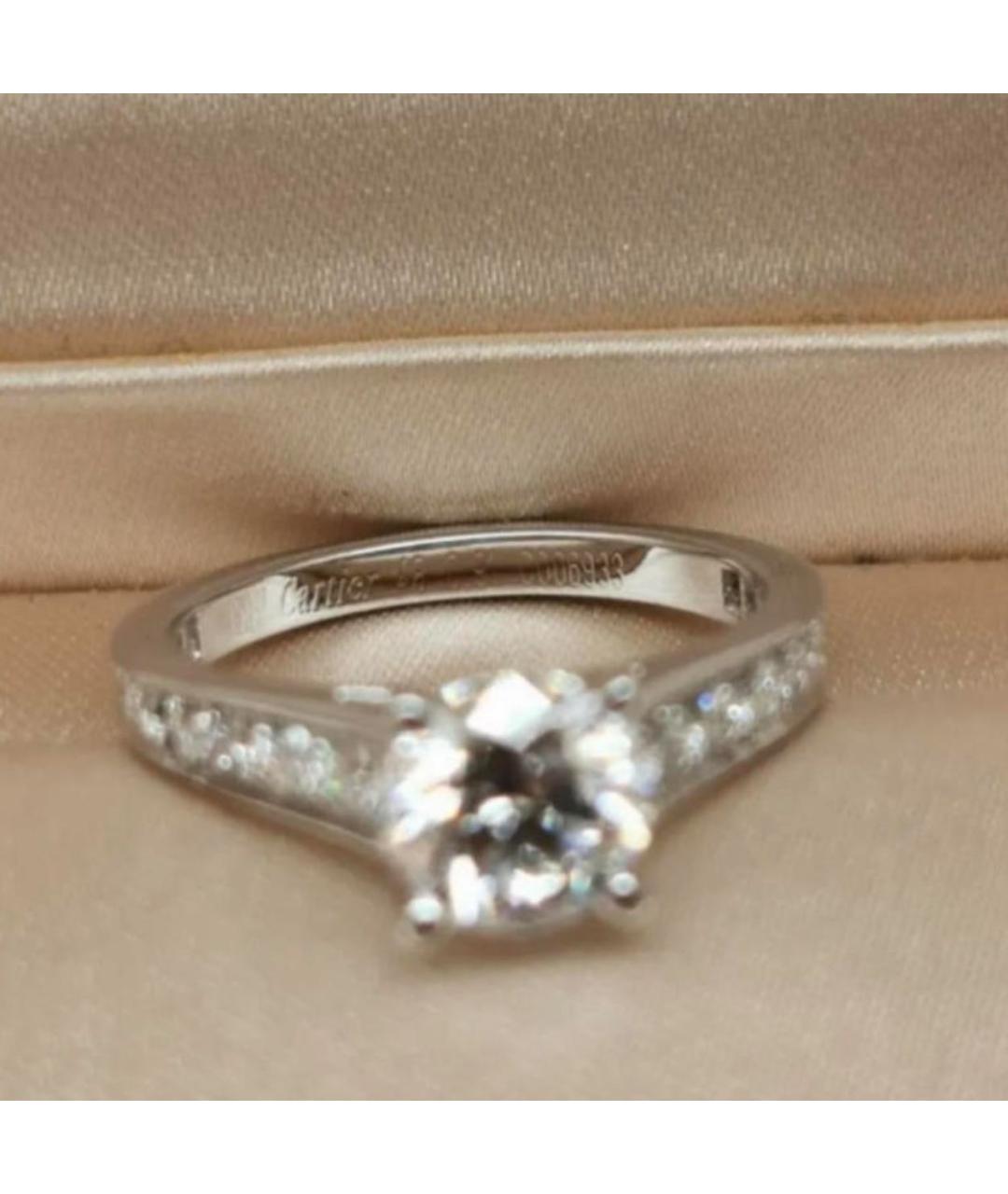 CARTIER Серебряное платиновое кольцо, фото 3