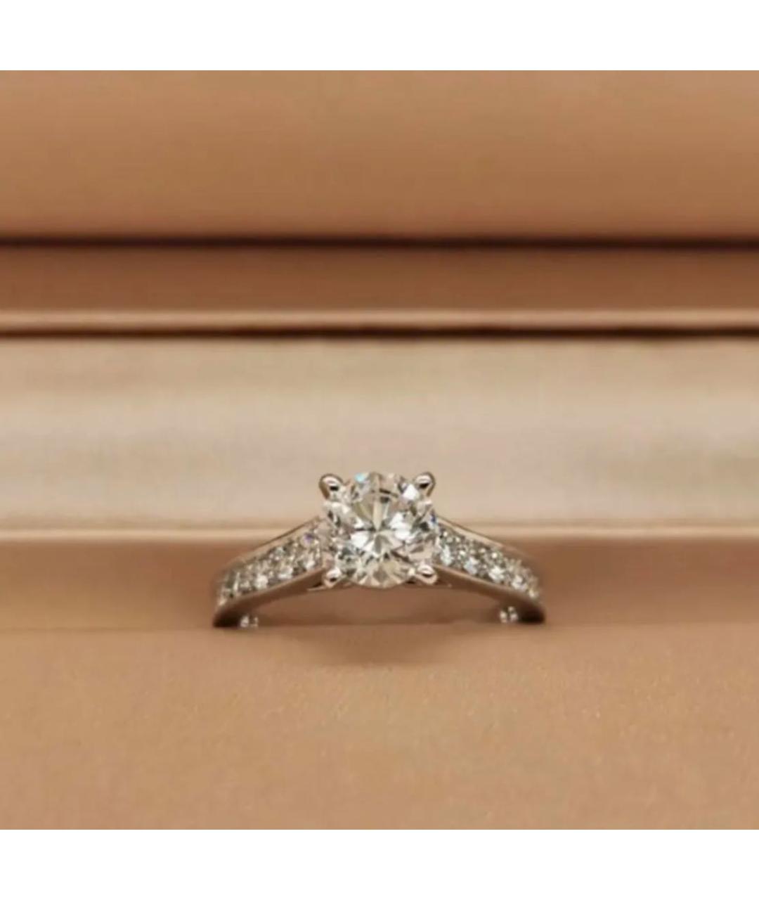 CARTIER Серебряное платиновое кольцо, фото 4