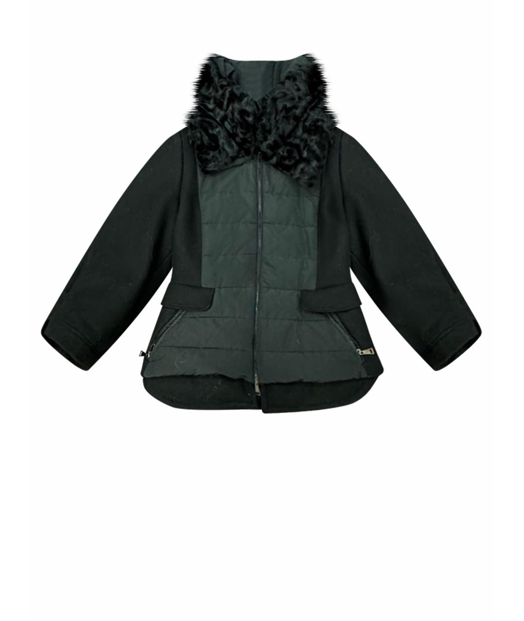 MONCLER Черный кашемировый жакет/пиджак, фото 1