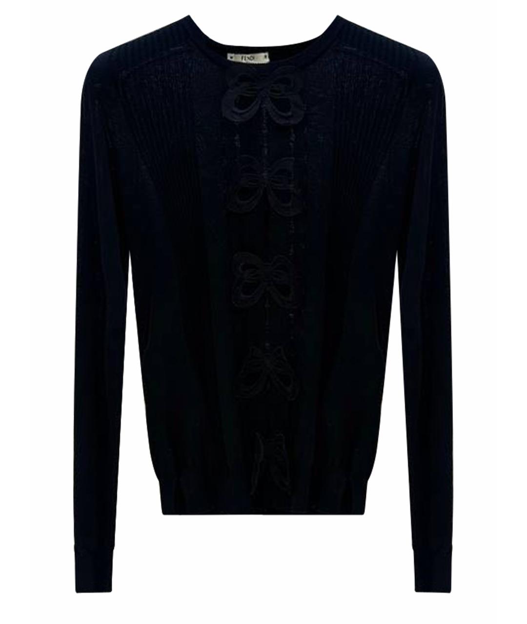 FENDI Черный джемпер / свитер, фото 1
