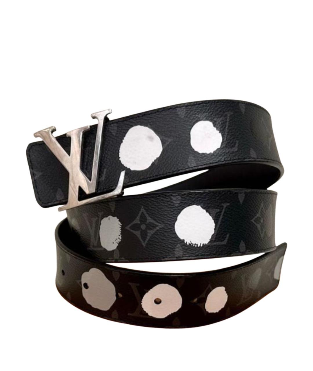 LOUIS VUITTON Антрацитовый ремень, фото 1