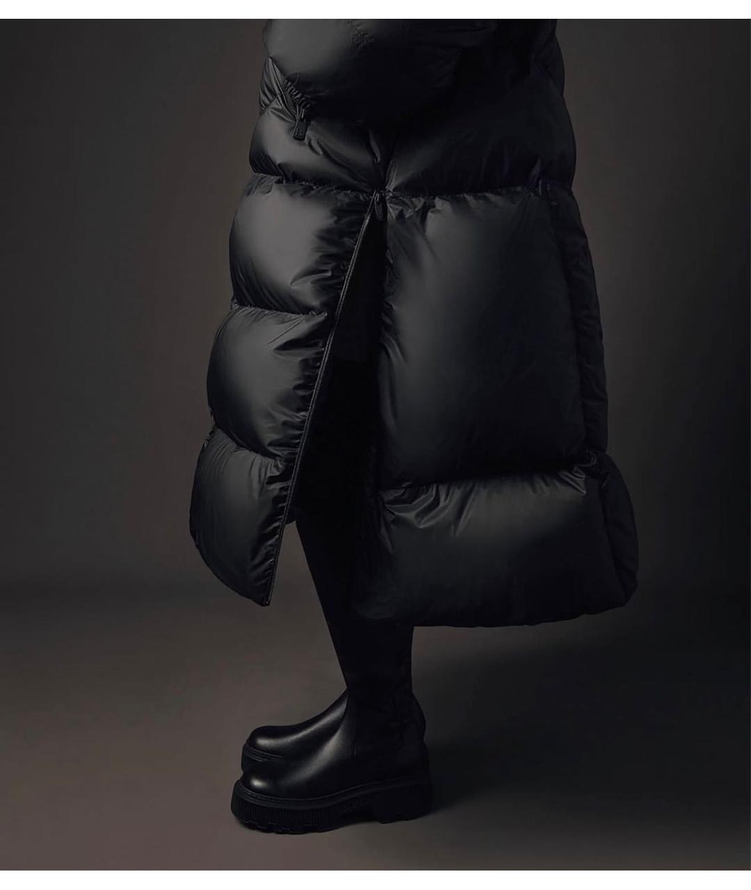 BACON Черный полиамидовый пуховик, фото 3