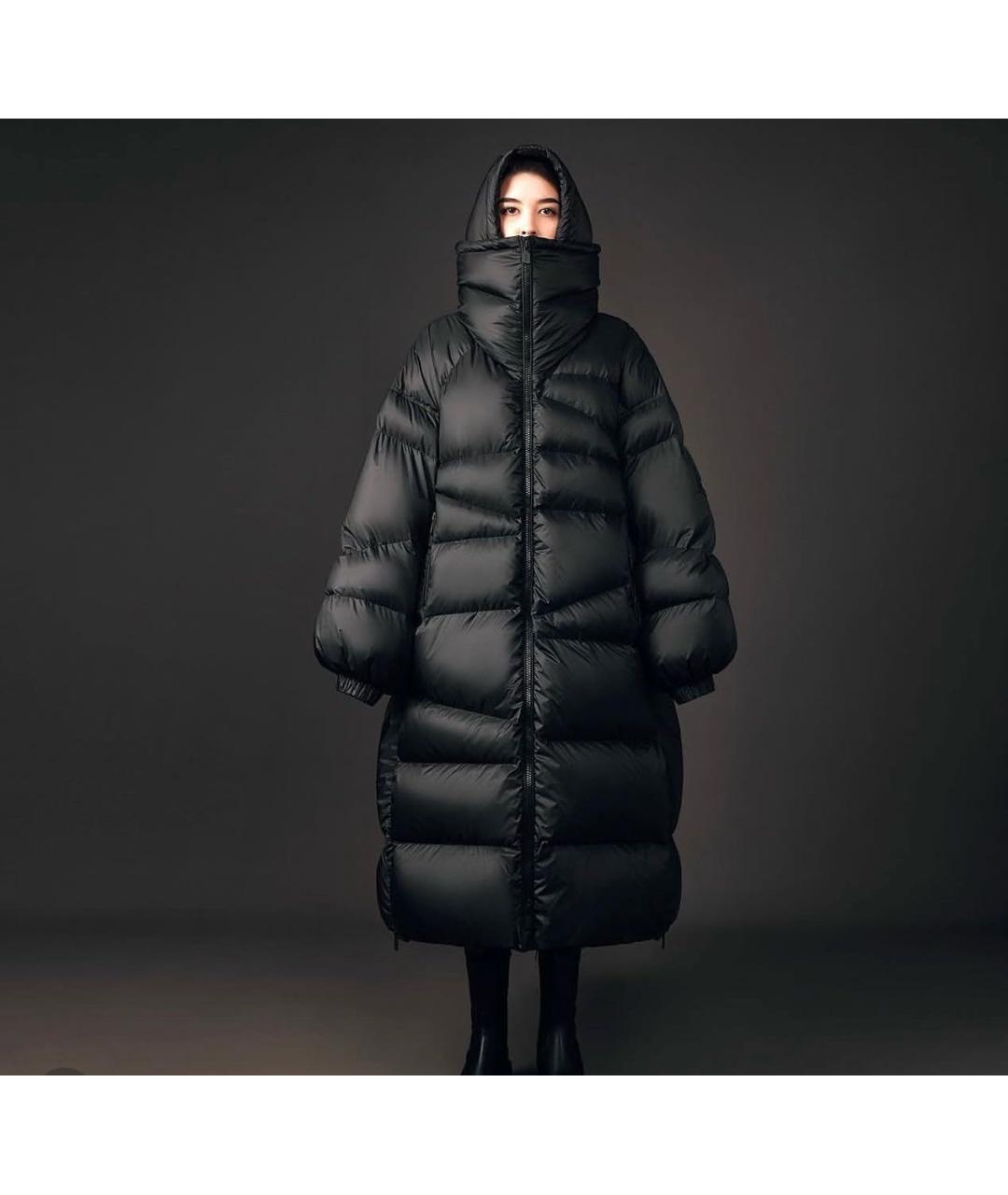 BACON Черный полиамидовый пуховик, фото 4