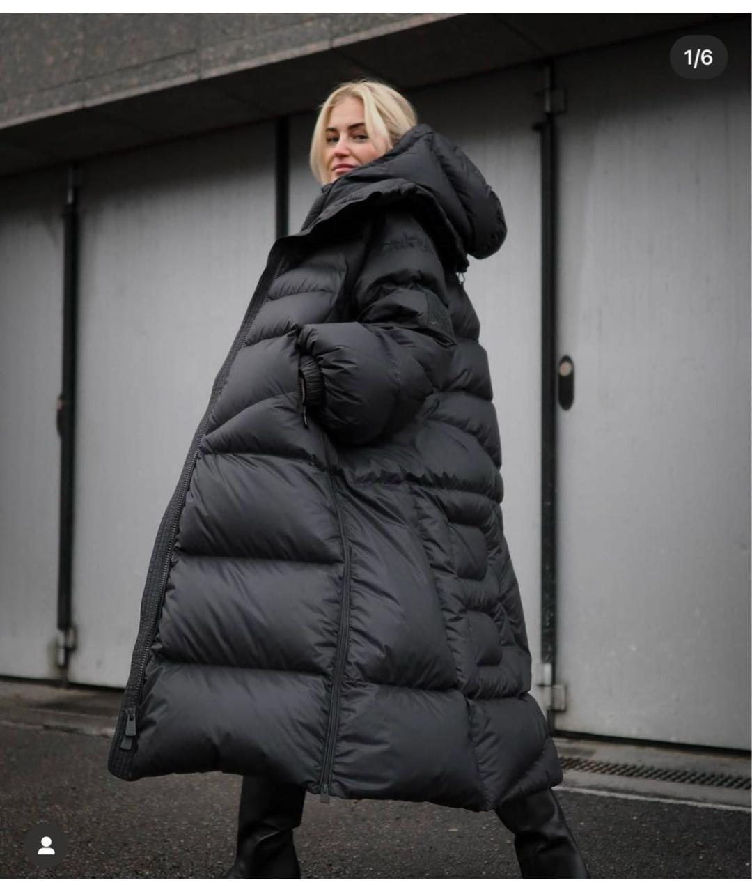 BACON Черный полиамидовый пуховик, фото 7