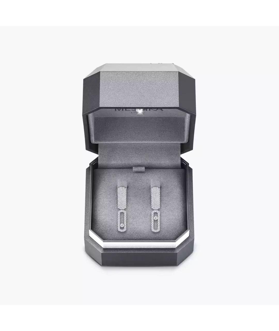 MESSIKA Серебряные серьги из белого золота, фото 4