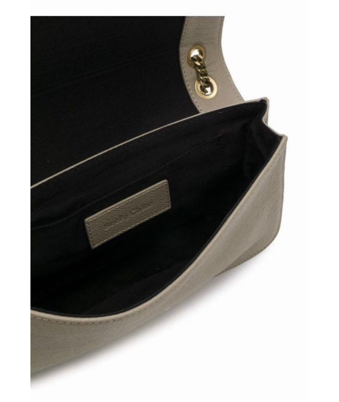 SEE BY CHLOE Бежевая кожаная сумка через плечо, фото 4