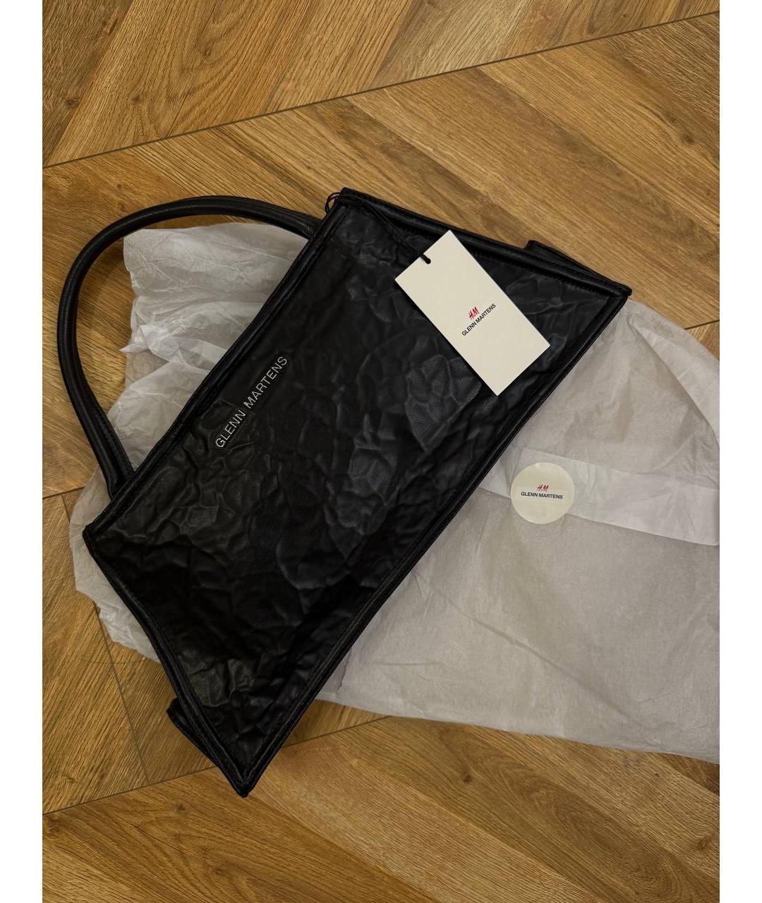 Y/PROJECT Черная сумка через плечо из искусственной кожи, фото 2