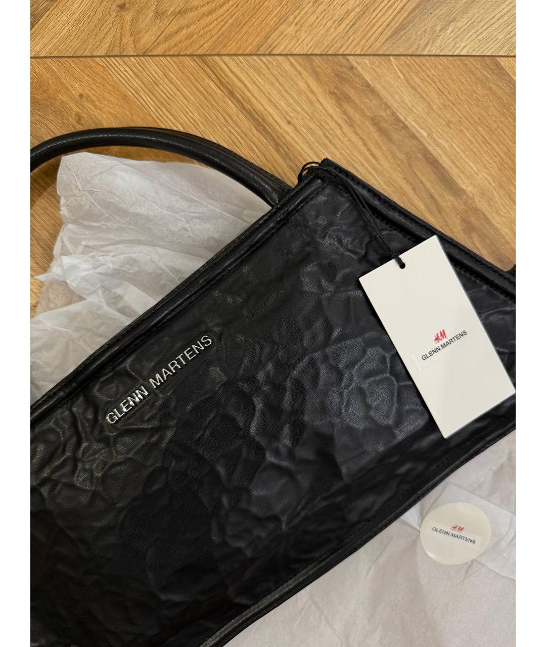 Y/PROJECT Черная сумка через плечо из искусственной кожи, фото 3