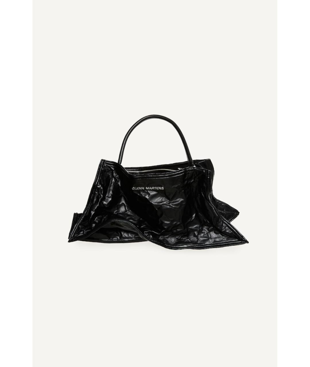 Y/PROJECT Черная сумка через плечо из искусственной кожи, фото 5