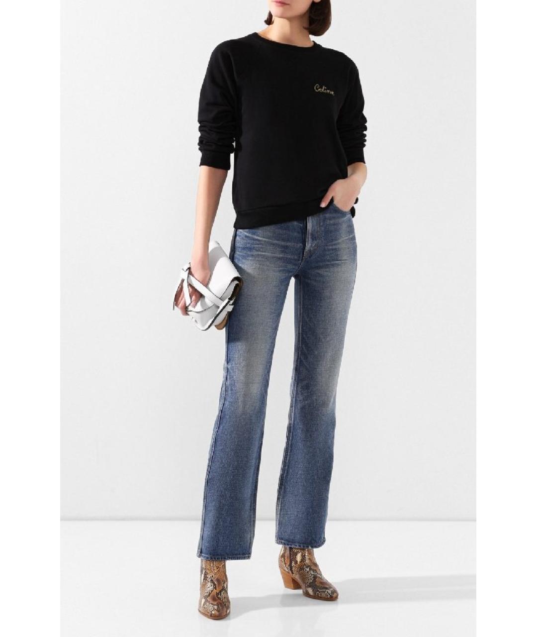 CELINE Бежевый хлопко-эластановый джемпер / свитер, фото 8