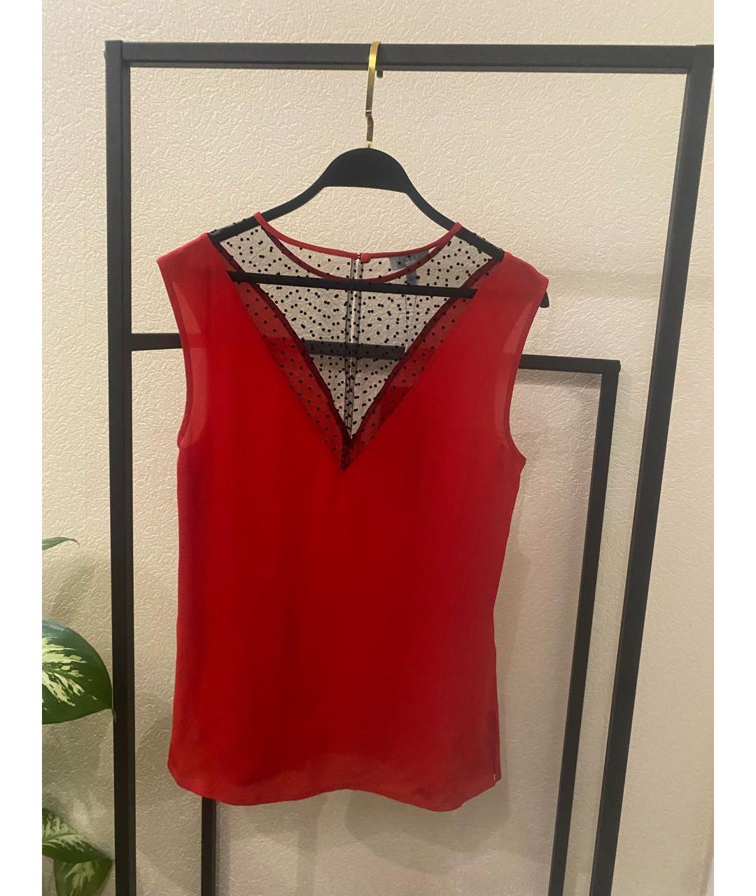 ESCADA Красная вискозная блузы, фото 9