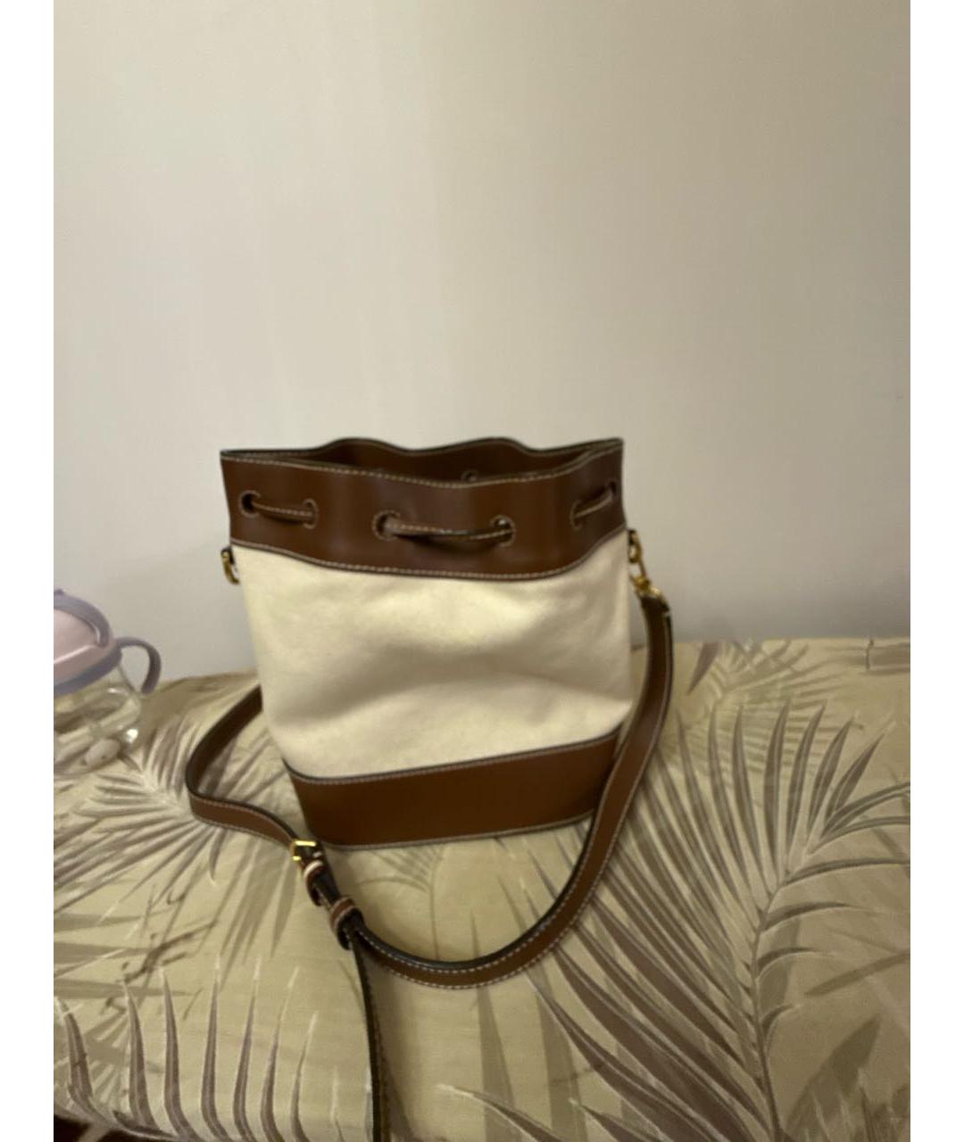 BALLY Бежевая кожаная сумка через плечо, фото 3