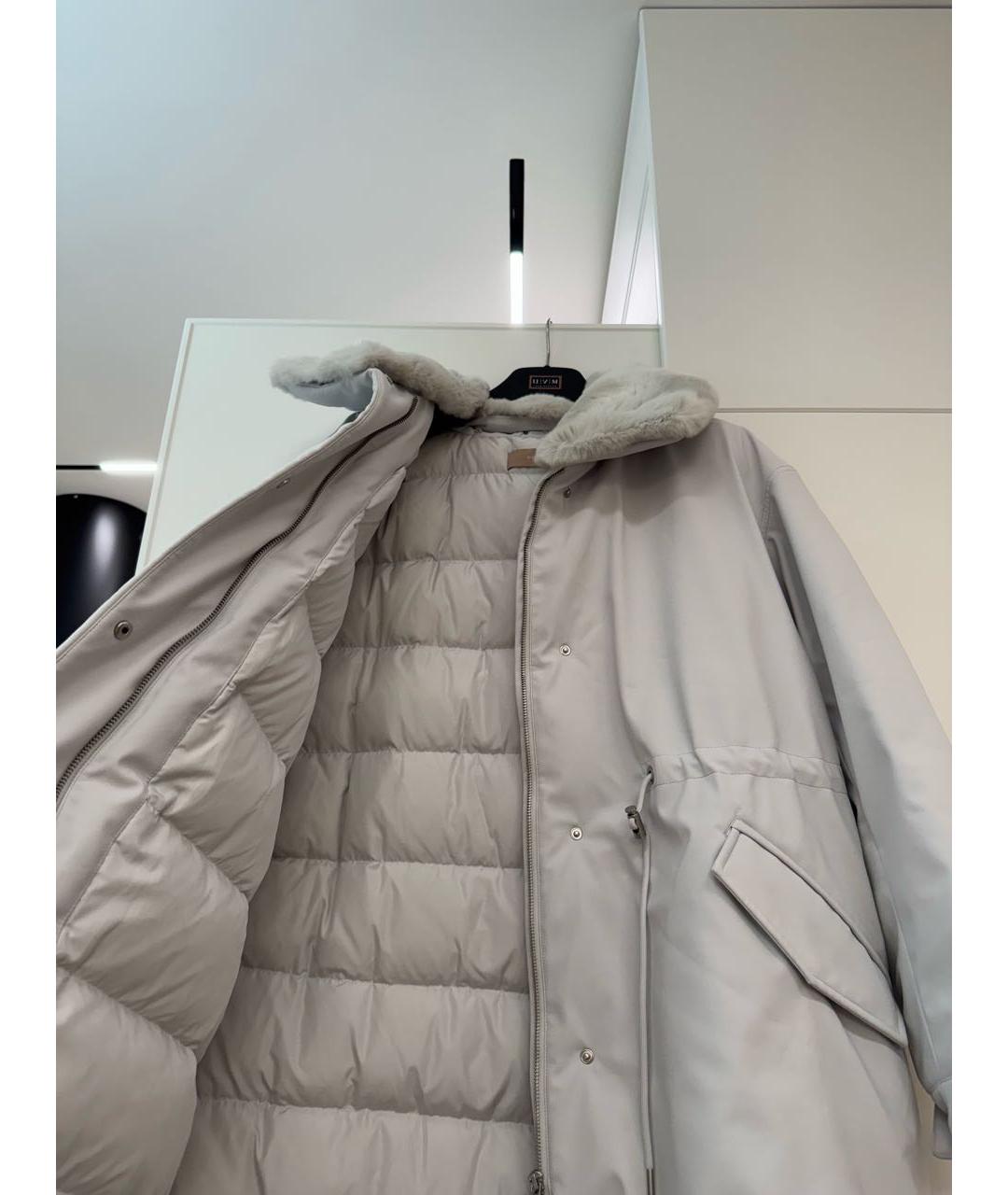 12 STOREEZ Серый полиэстеровый пуховик, фото 7