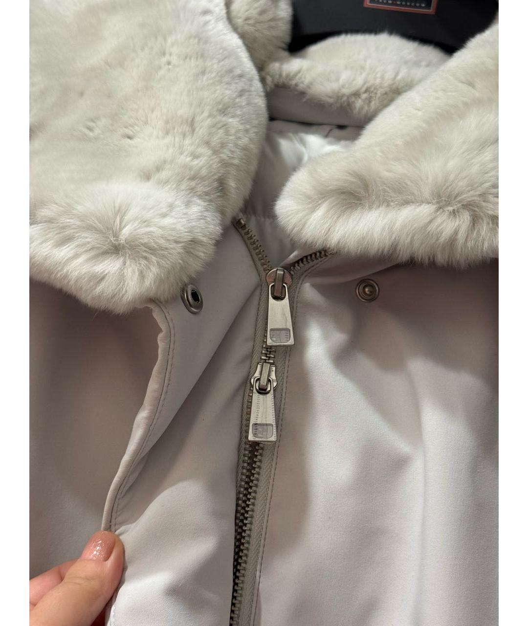 12 STOREEZ Серый полиэстеровый пуховик, фото 4