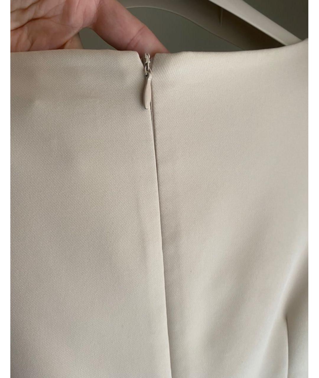 TRUSSARDI Бежевое полиэстеровое повседневное платье, фото 7