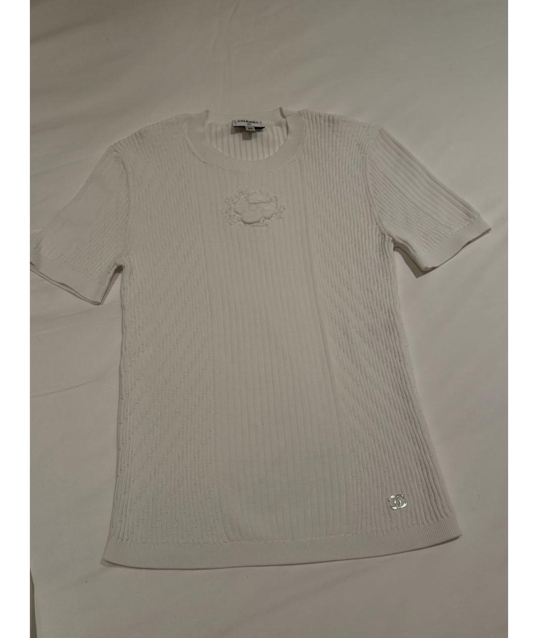 CHANEL Белая футболка, фото 4