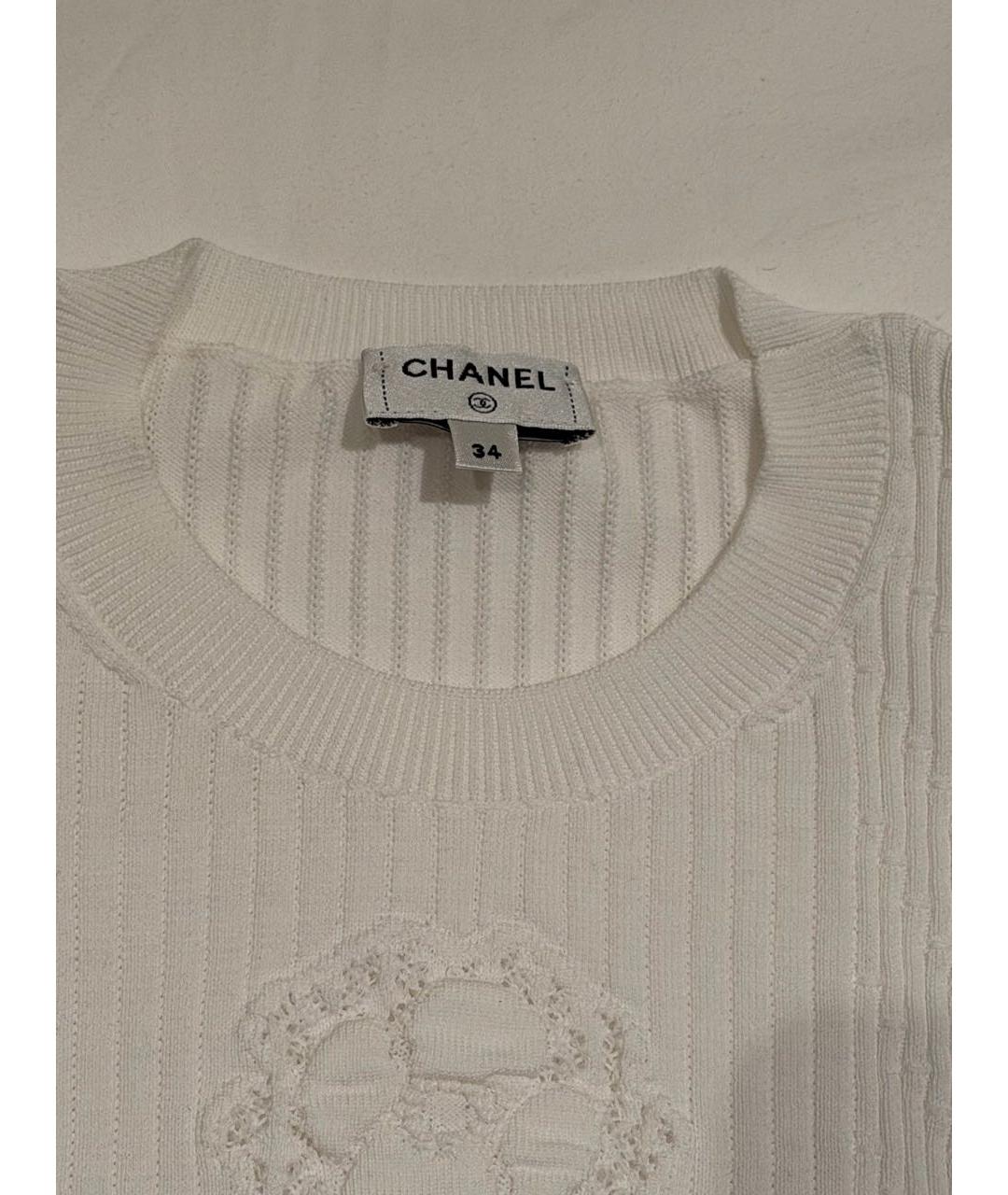 CHANEL Белая футболка, фото 3