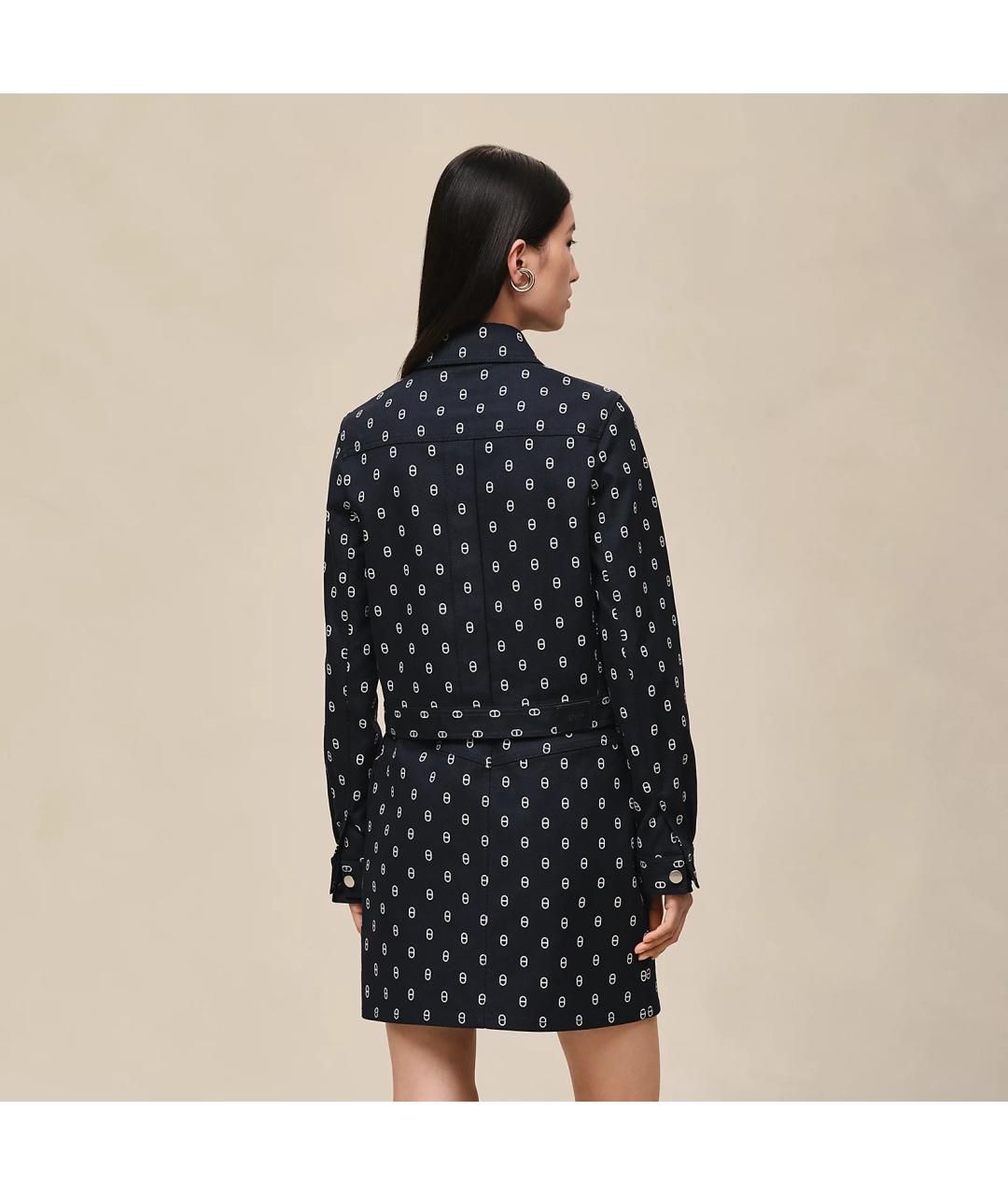 HERMES Черный хлопковый жилет, фото 3