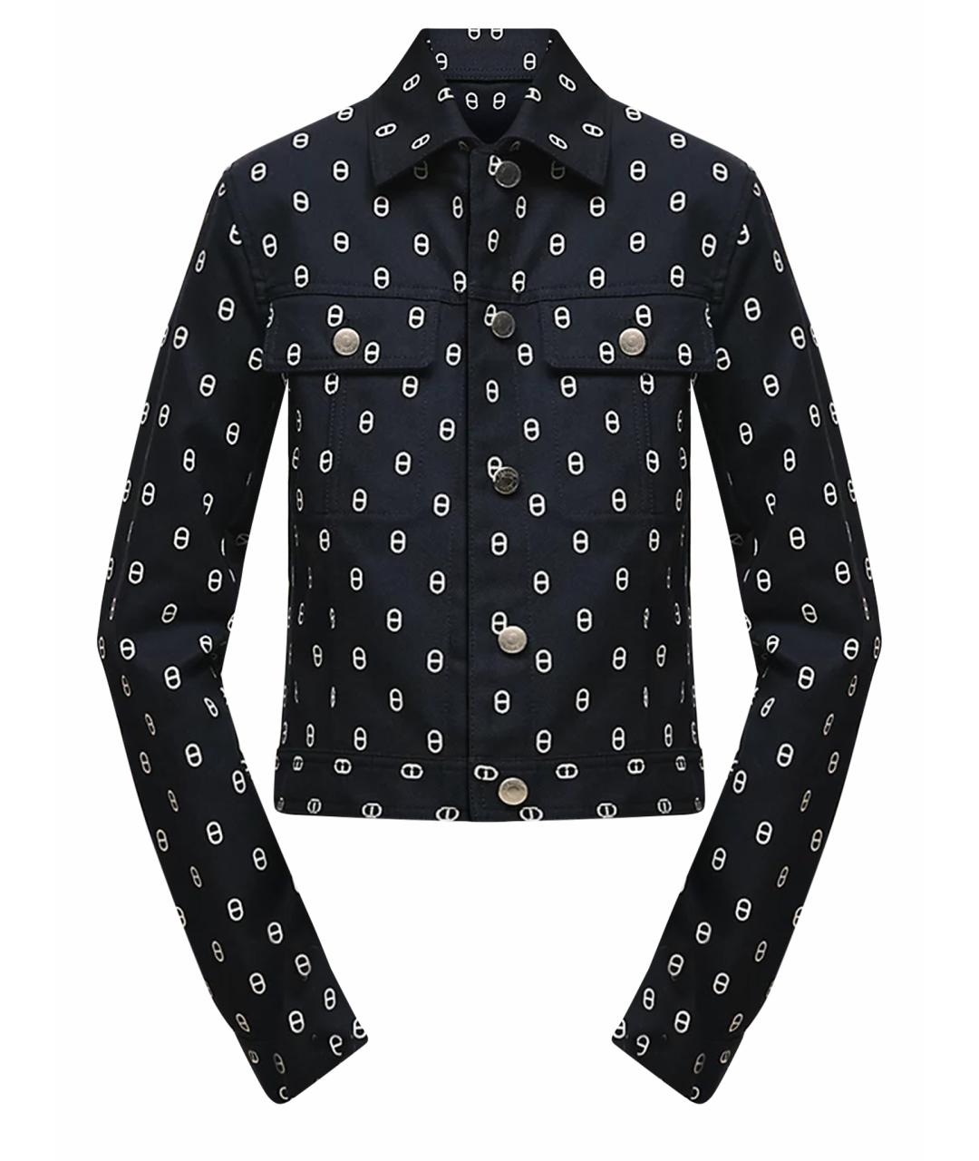 HERMES Черный хлопковый жилет, фото 1