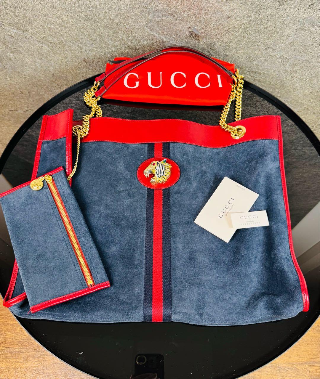 GUCCI Замшевая сумка тоут, фото 2