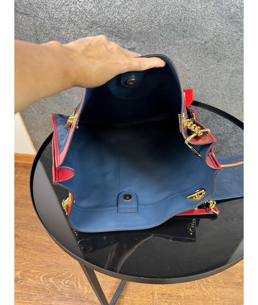 GUCCI Замшевая сумка тоут, фото 4