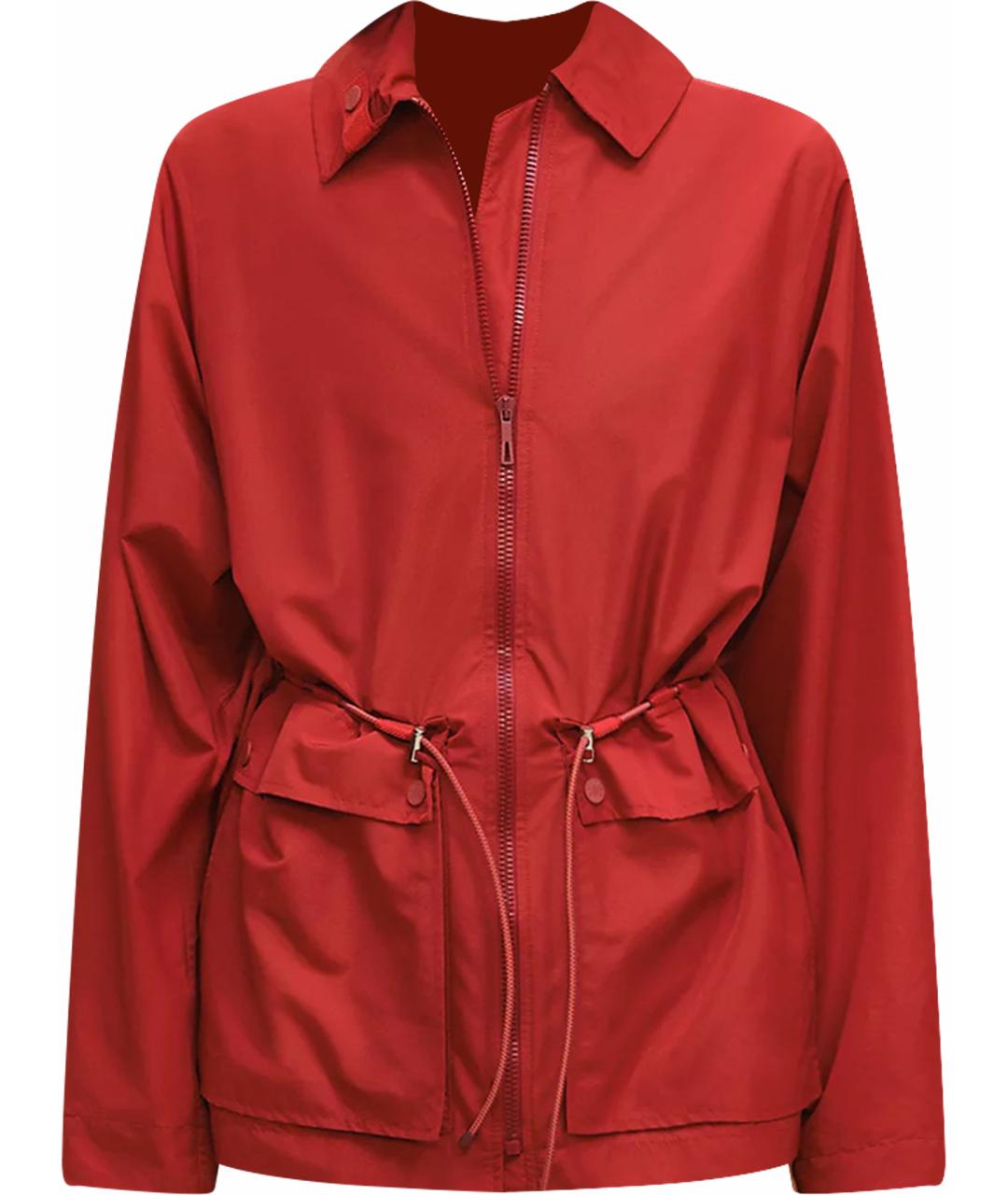 HERMES Красная шерстяная парка, фото 1