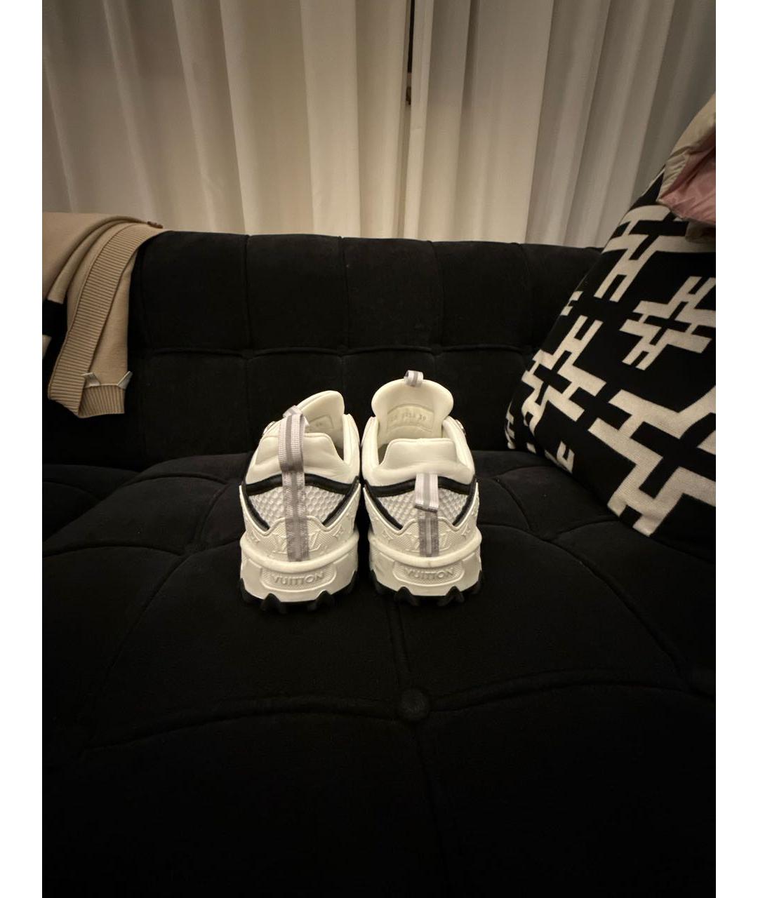 LOUIS VUITTON Белые синтетические кроссовки, фото 4