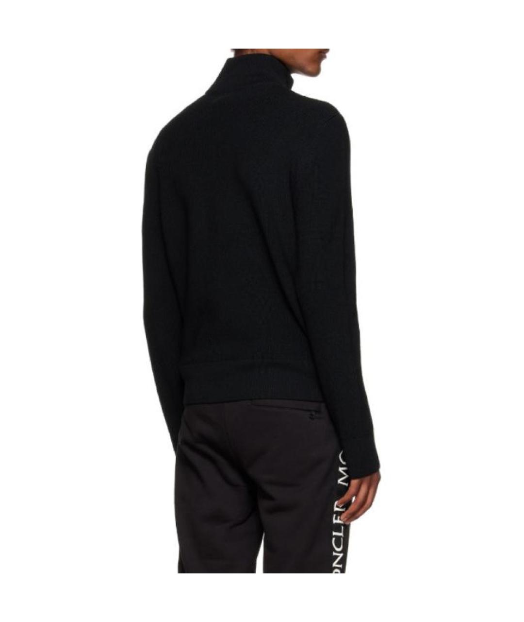 MONCLER Черный пуховик, фото 5