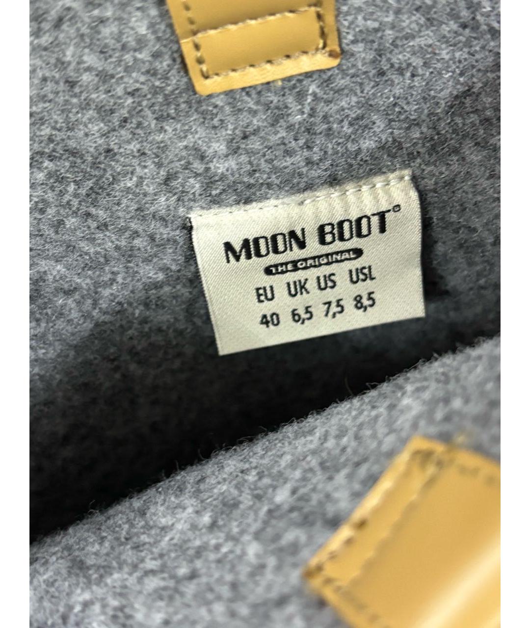 MOON BOOT Черные сапоги, фото 6