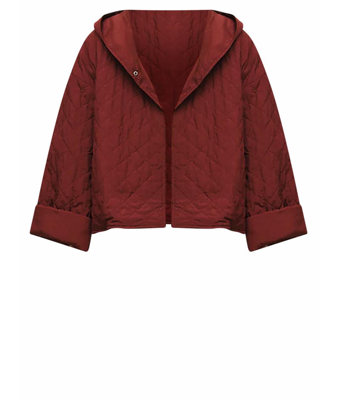 HERMES Красное полиэстеровое пальто, фото 1