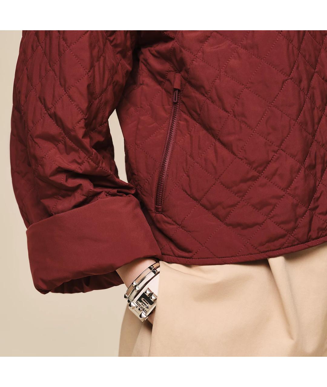 HERMES Красное полиэстеровое пальто, фото 6