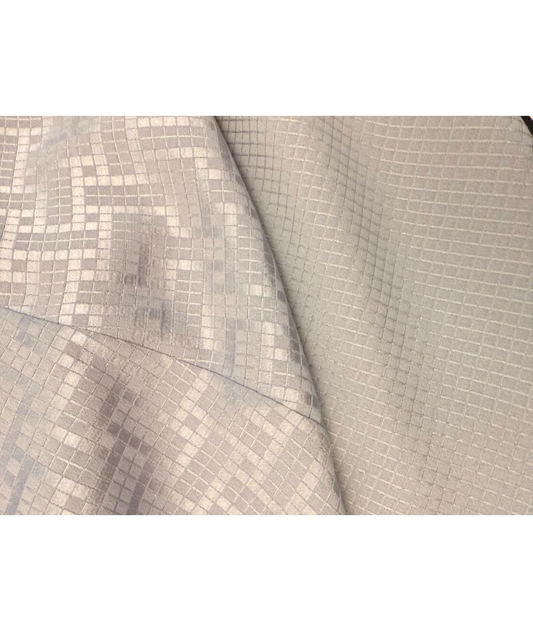 HERMES Серое шелковое повседневное платье, фото 7