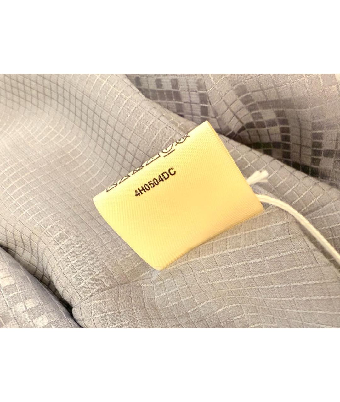 HERMES Серое шелковое повседневное платье, фото 5