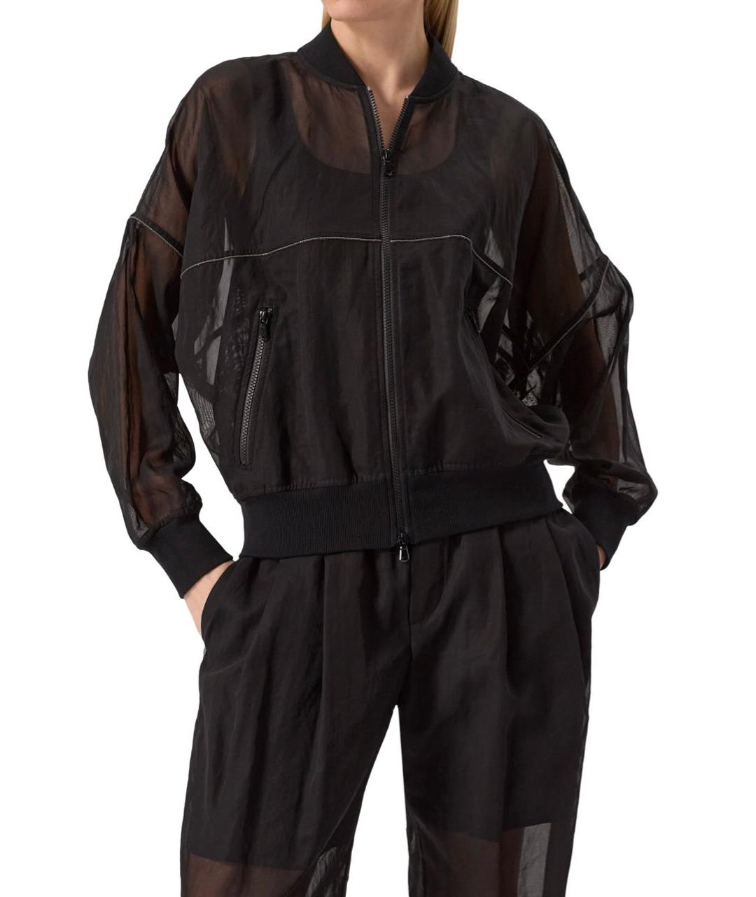 BRUNELLO CUCINELLI Черная хлопковая куртка, фото 6