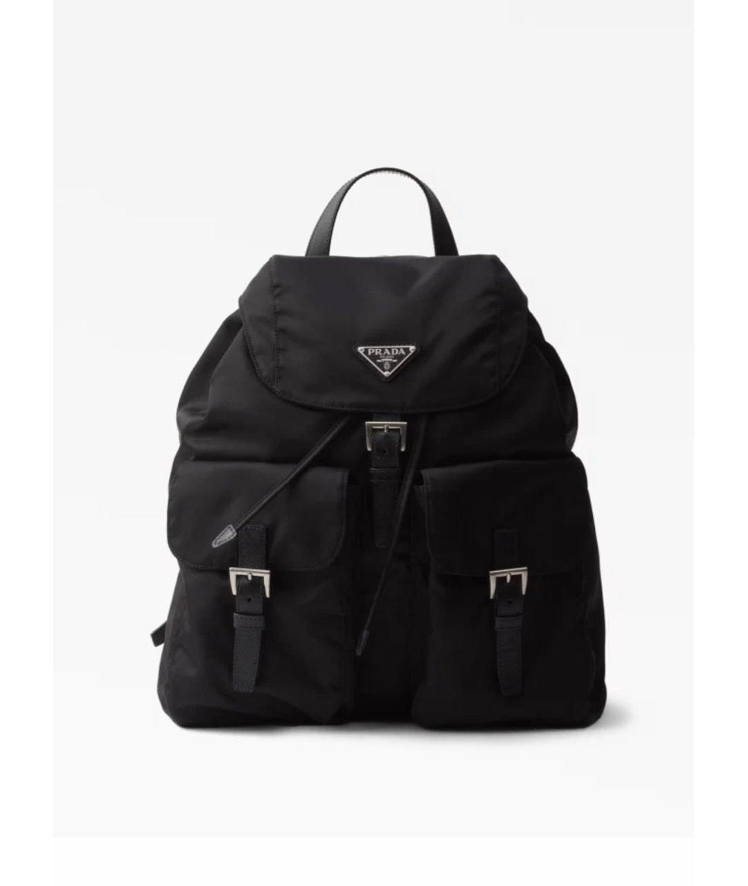 PRADA Черный тканевый рюкзак, фото 5