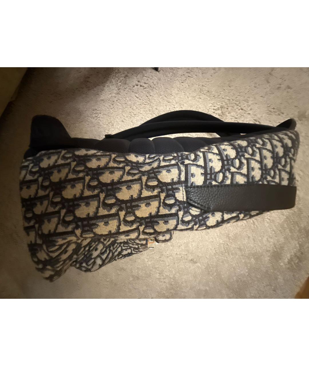 CHRISTIAN DIOR Бежевый жаккардовый рюкзак, фото 2