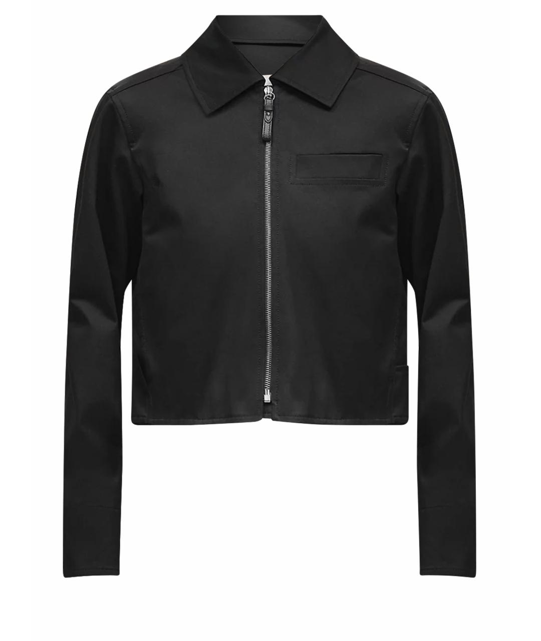 HERMES Черная хлопковая куртка, фото 1