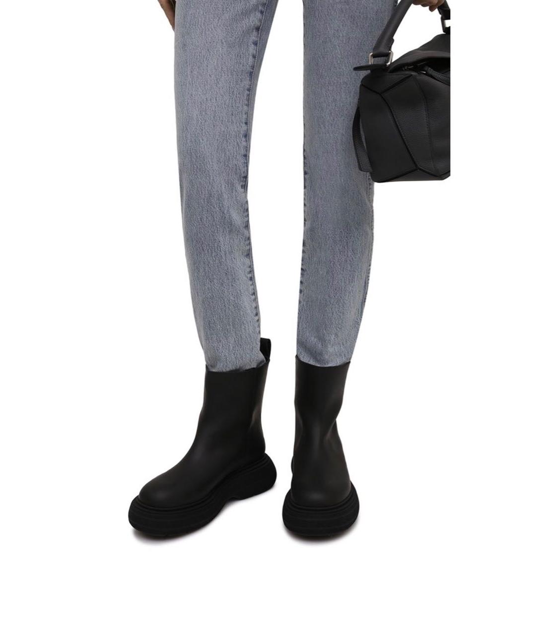 GIABORGHINI Черные кожаные ботинки, фото 2