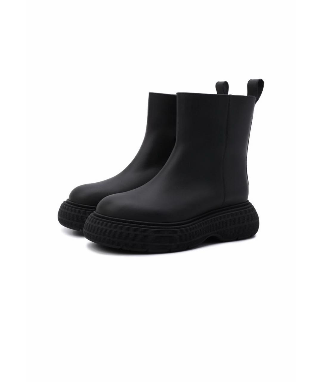 GIABORGHINI Черные кожаные ботинки, фото 3