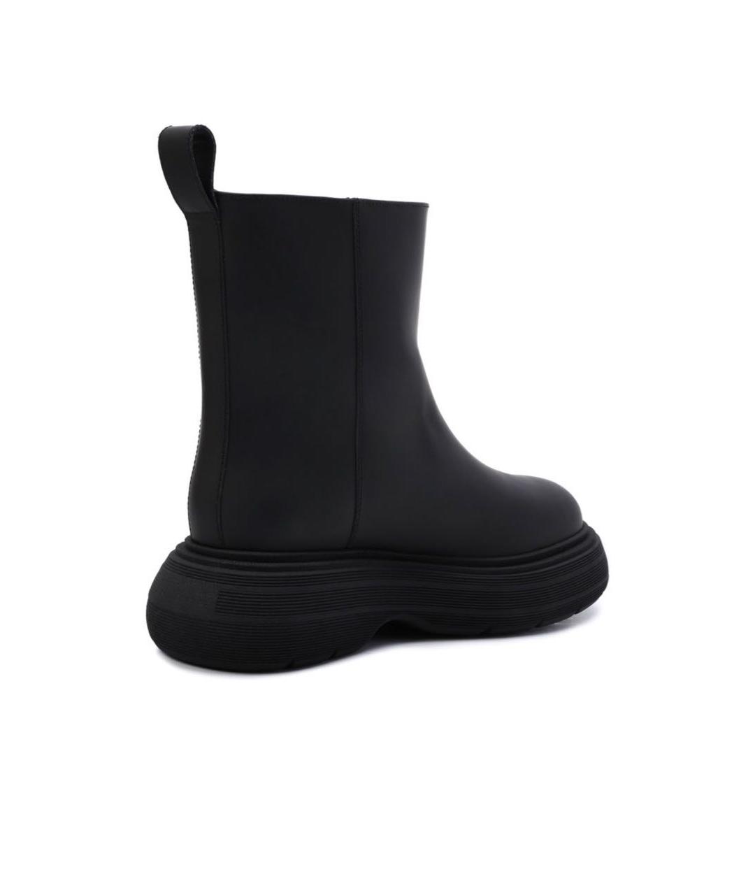 GIABORGHINI Черные кожаные ботинки, фото 4